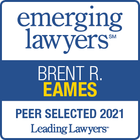 emerging lawyers | Brent R. Eames | Peer Selected 2021 | Leading Lawyers